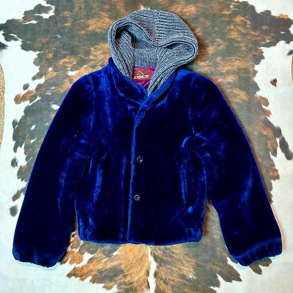 Vintage Jordache Faux Fur Coat 💙